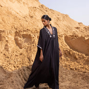 Linear Kaftan - Black