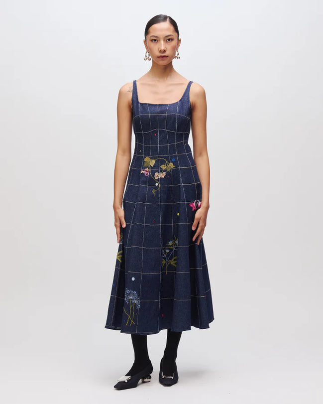 Lunar Lily Denim Dress