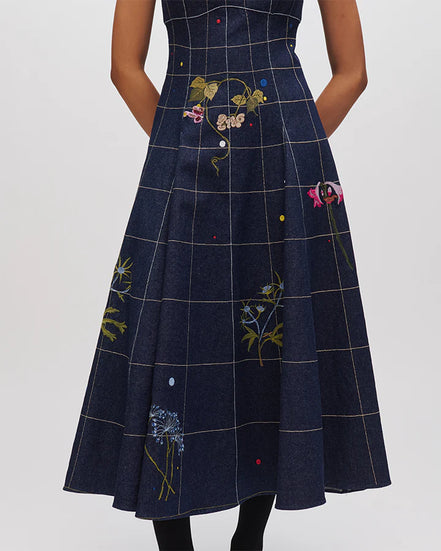 Lunar Lily Denim Dress