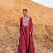 Mirage Dress - Maroon