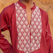 Mirage Dress - Maroon
