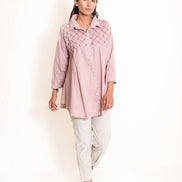 Mone Set (Top + Pants) Mul Cotton Ash Pink