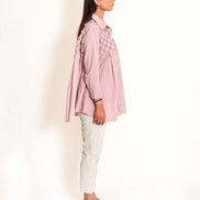 Mone Set (Top + Pants) Mul Cotton Ash Pink