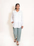Mone Set (Top + Pants) Mul Cotton White