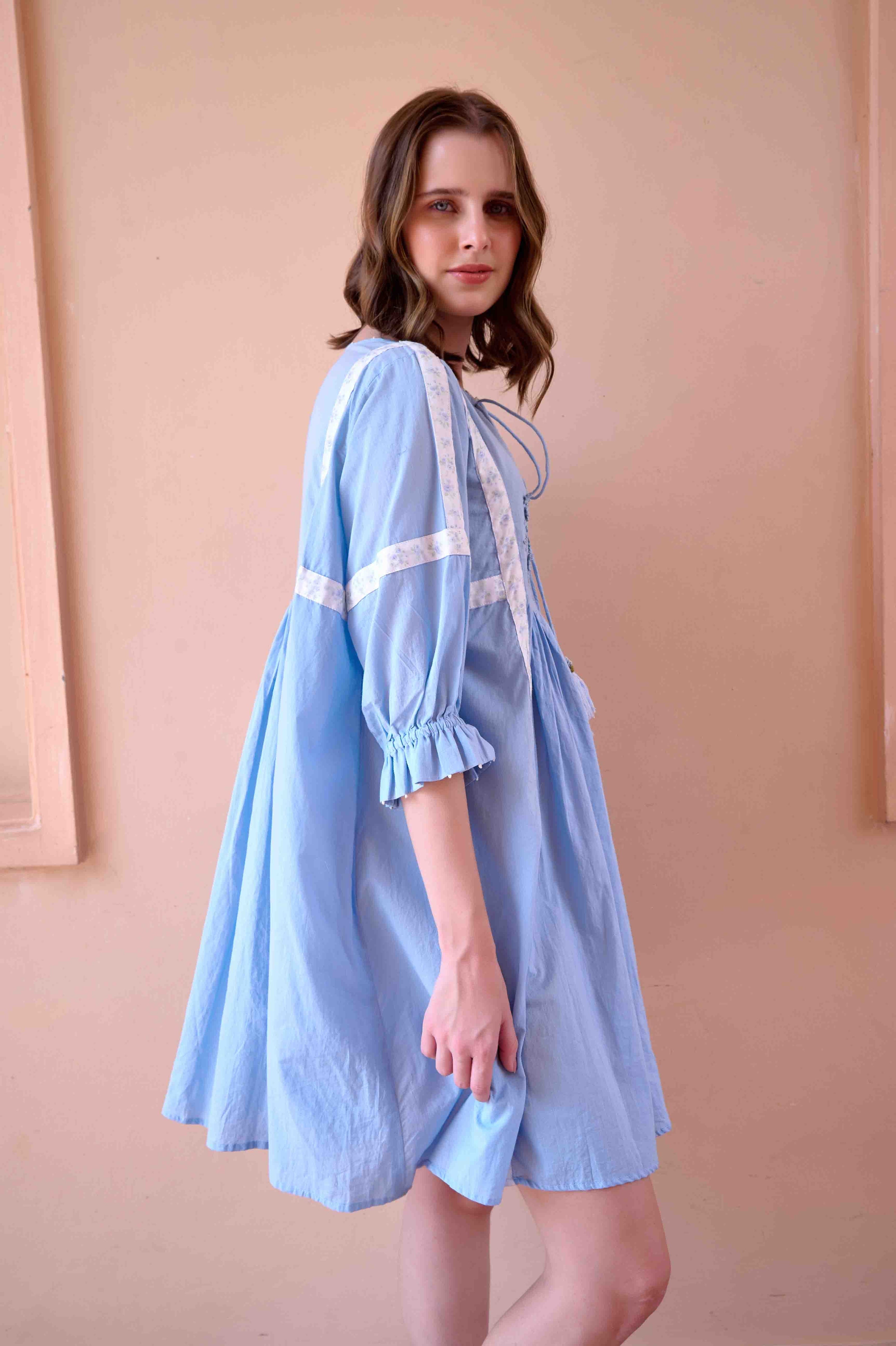 Navy Dress - Blue