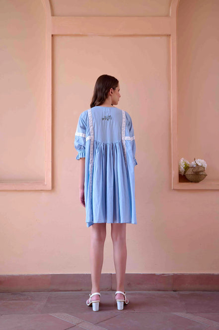 Navy Dress - Blue