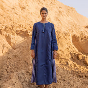 Oraan Dress - Indigo Blue