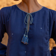 Oraan Dress - Indigo Blue