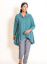 Otter Set (Top + Pants) Mul Cotton Turquoise Green