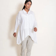 Otter Set (Top + Pants) Mul Cotton White
