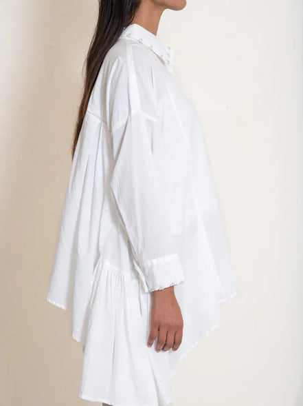 Otter Set (Top + Pants) Mul Cotton White