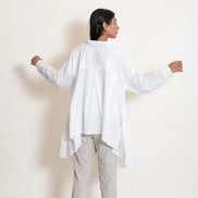 Otter Set (Top + Pants) Mul Cotton White