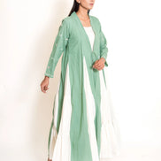 Pelican Set (Dress + Jacket) Mul Cotton - Apple green