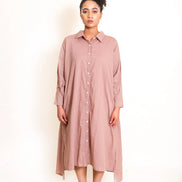 Poc Dress Mul Cotton - Ash Pink