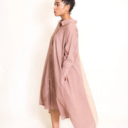 Poc Dress Mul Cotton - Ash Pink