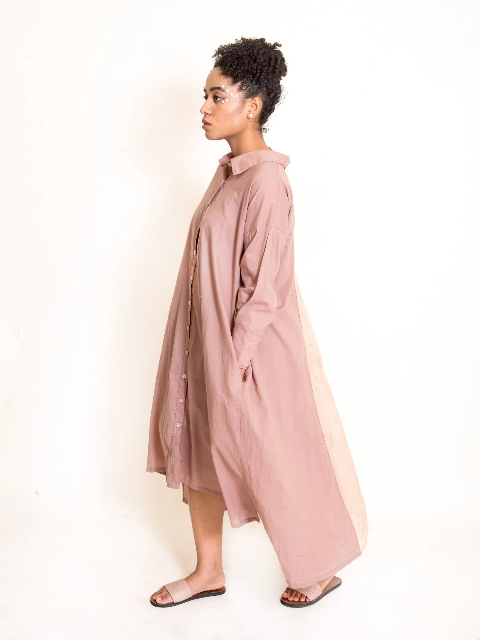 Poc Dress Mul Cotton - Ash Pink