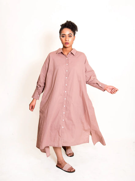 Poc Dress Mul Cotton - Ash Pink