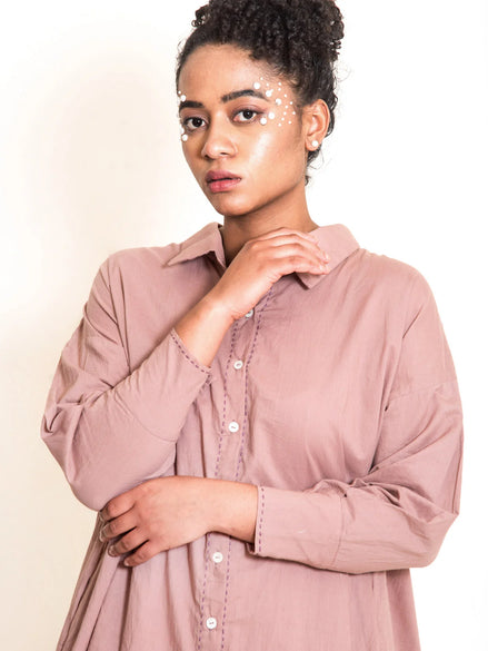 Poc Dress Mul Cotton - Ash Pink