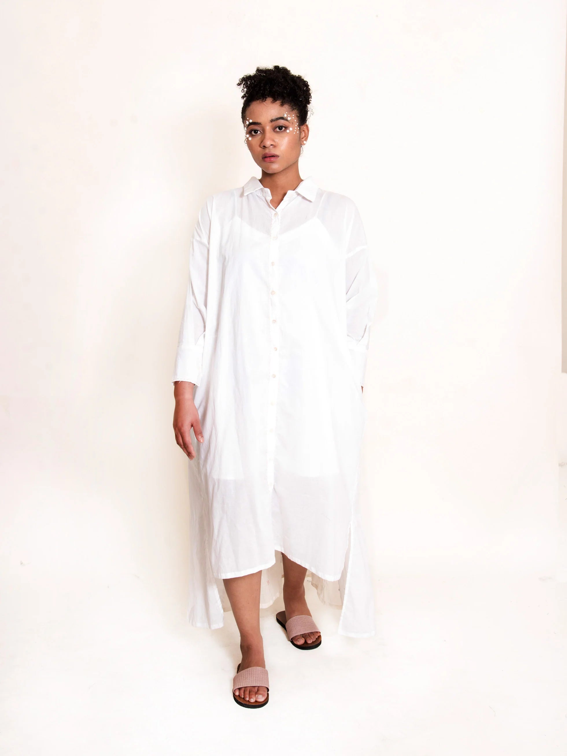 Poc Dress Mul Cotton - White
