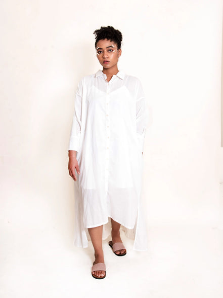 Poc Dress Mul Cotton - White