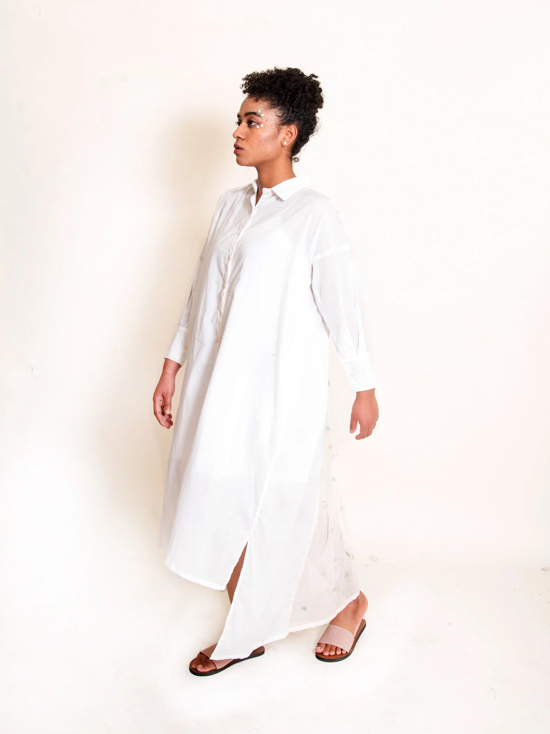 Poc Dress Mul Cotton - White