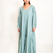 Seeho Dress Mul Cotton - Mint Green