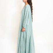 Seeho Dress Mul Cotton - Mint Green