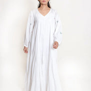 Seeho Dress Mul Cotton - White