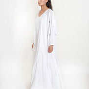 Seeho Dress Mul Cotton - White