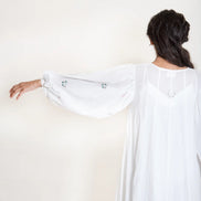 Seeho Dress Mul Cotton - White