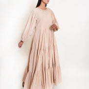 Shell Dress Mul Cotton - Ivory