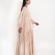 Shell Dress Mul Cotton - Ivory