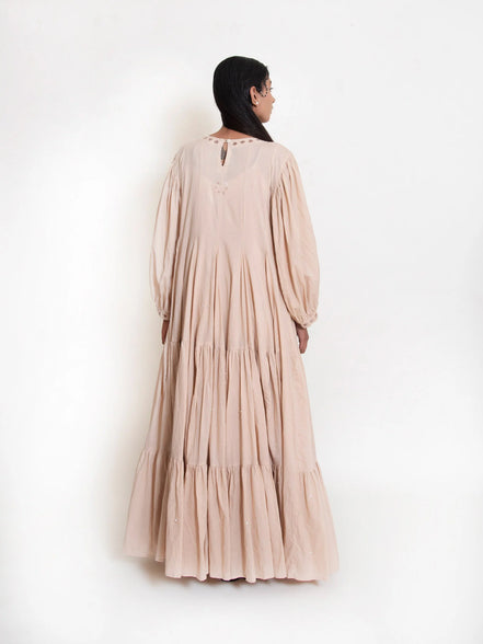 Shell Dress Mul Cotton - Ivory