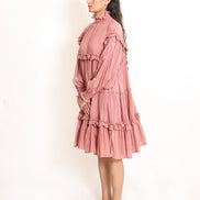 Squid Dress Mul Cotton - Onion Pink