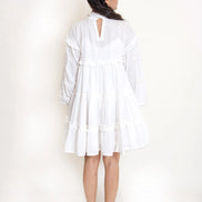Squid Dress Mul Cotton - White