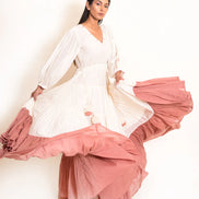 Stark Dress Mul Cotton - Beige