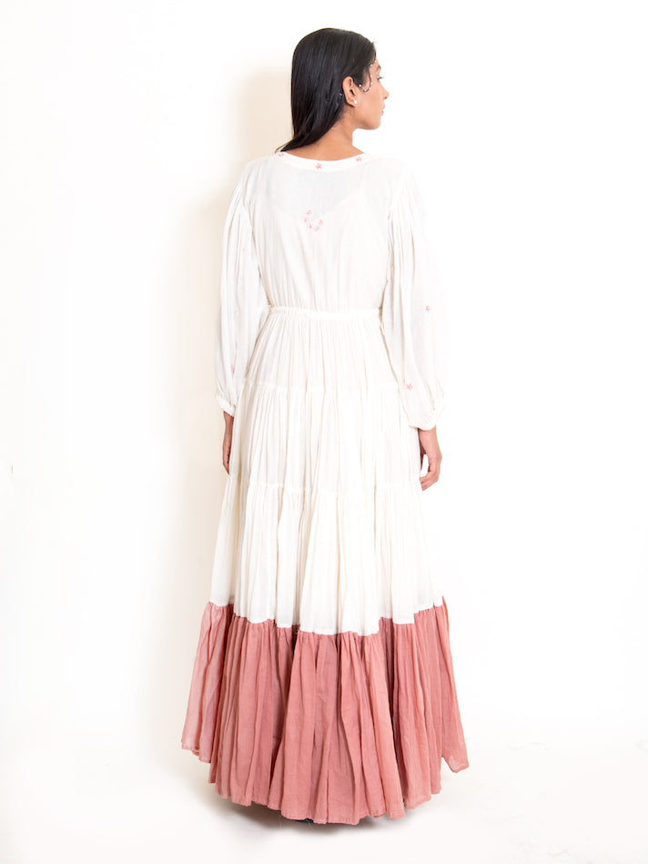 Stark Dress Mul Cotton - Beige