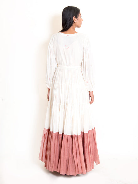 Stark Dress Mul Cotton - Beige