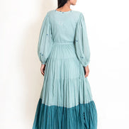 Stark Dress Mul Cotton -Mint Green