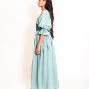 Turt Dress Mul Cotton - Mint Green