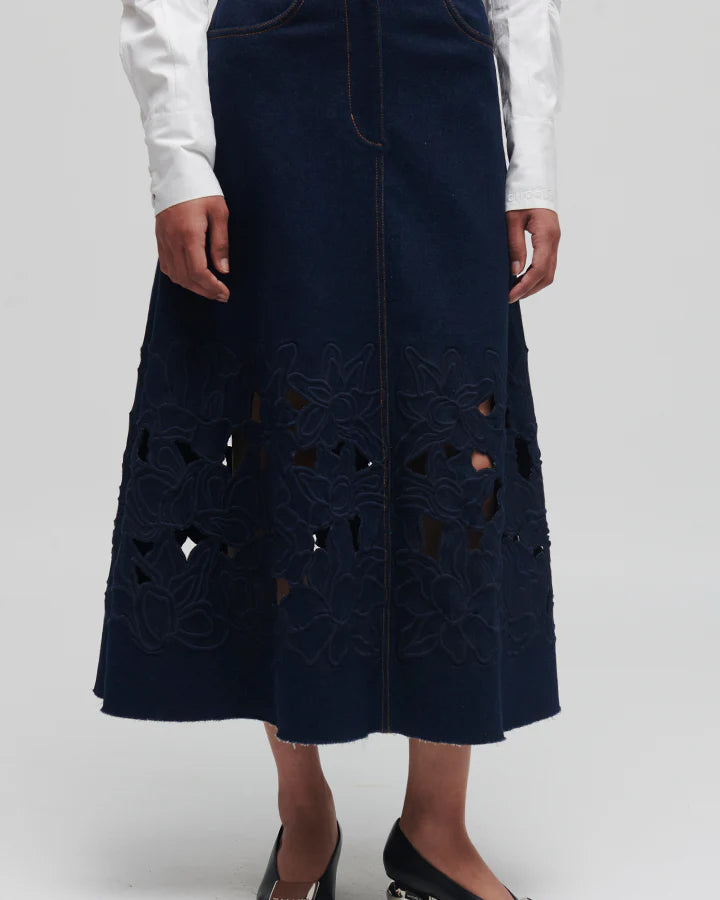 Waterlily Denim Skirts