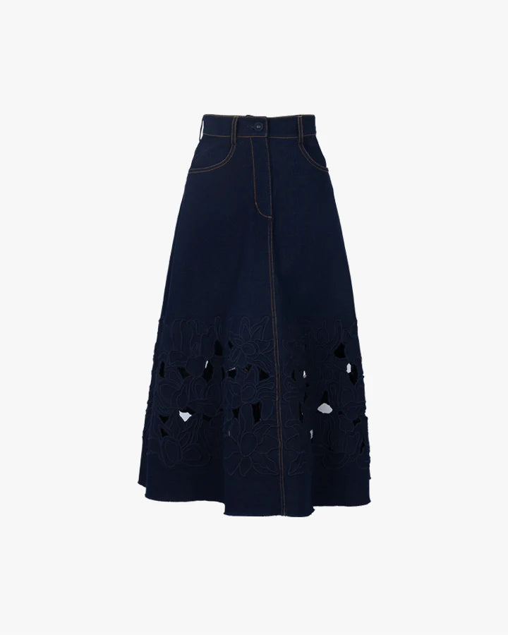 Waterlily Denim Skirts