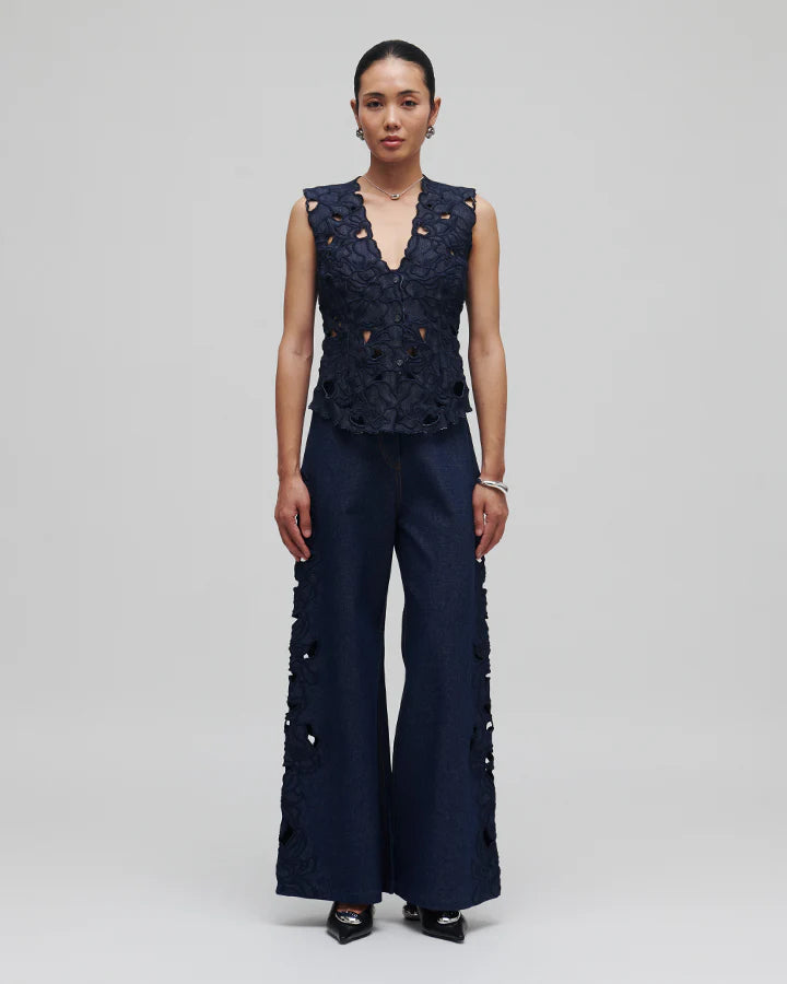 Waterlily Denim Pants