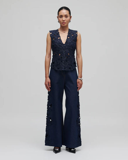 Waterlily Denim Pants