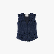 Waterlily Denim Vest