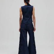 Waterlily Denim Pants