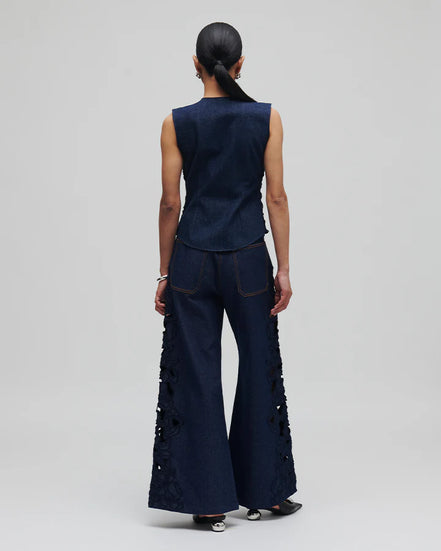 Waterlily Denim Vest
