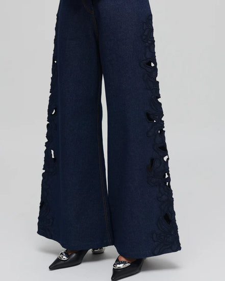 Waterlily Denim Pants